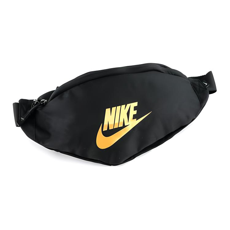 Nike Сумка-кроссбоди на молнии с логотипом Heritage, поясная сумка, унисекс, черная BA5750-011