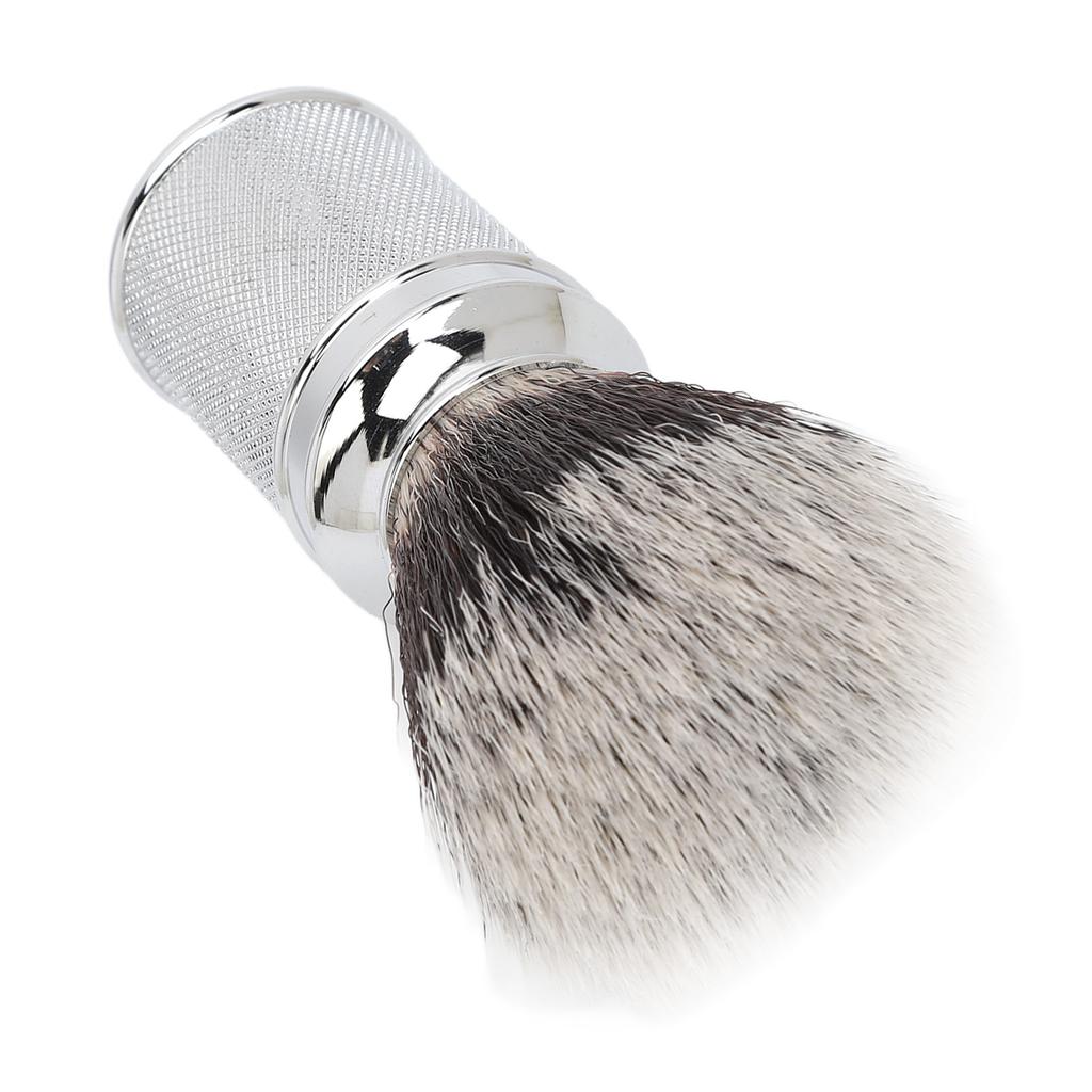 Парикмахерская щетка для мыла с мягкими нейлоновыми волосами, быстросохнущая, нескользящая ручка, щетка для мыла для бороды