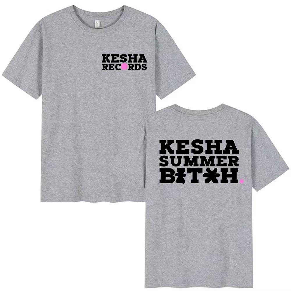 Kesha Live in The UK 2026 Tshirts House of Kesha Fan Gift Tshirt Women Men pure Cotton Tees Fashion Graphic Printing Tops y2k