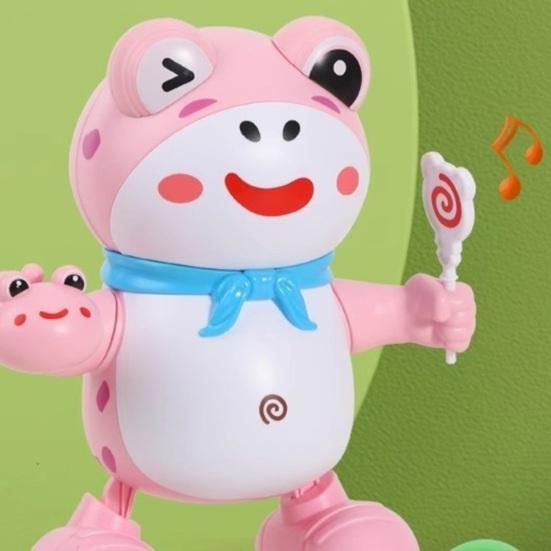 Игрушка со светом и музыкой на батарейках Забавная танцующая лягушка Интерактивная игрушка для развлечений