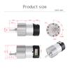 JGB37-520 Hall Encoder DC Geared Motor, 6V/12V, Reversible, High Torque 21KG.CM, All-metal Geared DC Motor With Hall Encoder.