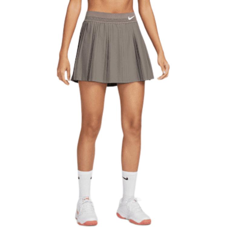 Nike Женские повседневные короткие юбки Court SlamDri Fit Cave Stone FZ6491-289