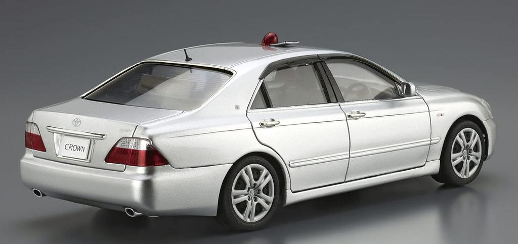 Aoshima Bunka Kyozaisha The Patrol Car Series Toyota GRS182 Crown Patrol Car Traffic Enforcement 2005 Пластиковая модель 1/24 № 3