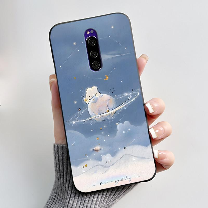 Чехол для Sony Xperia 1 XZ4 Чехол Эстетичный Модный Милый Кот Черный Силиконовый Мягкий Ударопрочный Чехол для Телефона для Sony Xperia 1 Чехол