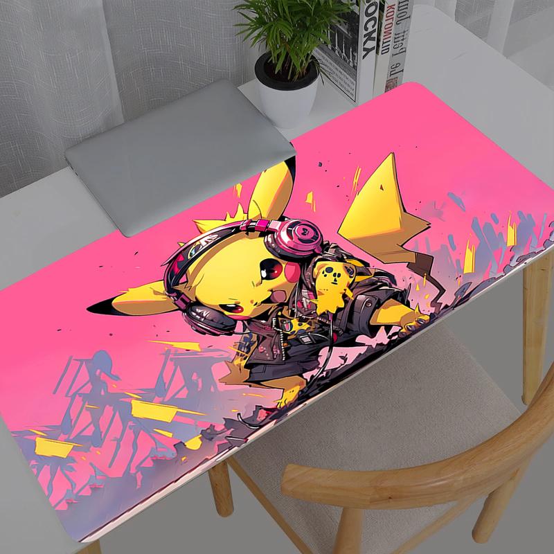 Mouse Pad Larger Pokemon Pikachu Durable XXL x Speed Mini Pc Computer Keyboard Desk Mat Gaming Accessories Mousepad