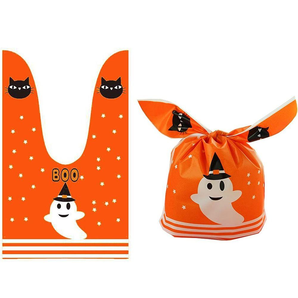 Colorful Halloween Treat Bags Cartoon pattern Snacks Bag Opp Bags Packaging Bags  Halloween Decor