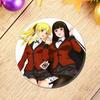 Эмалевая булавка Kakegurui Anime, значок с изображением персонажа, круглая брошь для рюкзака, аксессуар, брелок, аниме-товары и предметы коллекционирования