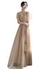 Evening Party Piano Recital Long Slender Line Champagne [EightSTAR Dress] Dress, Dress, After-Party, Bride, Concert, Dress, Adults, Length, Tulle,