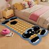 Ковер для спальни Милые пижамные животные Кошка Собака Девочка Декор Прикроватный коврик Коврик для комнаты Мягкий Пушистый Имитация Кашемира Ковер