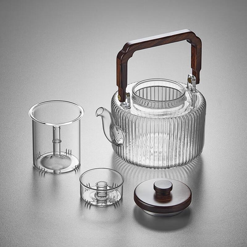 Mesini Glass Tea Steaming and Boiling Pot