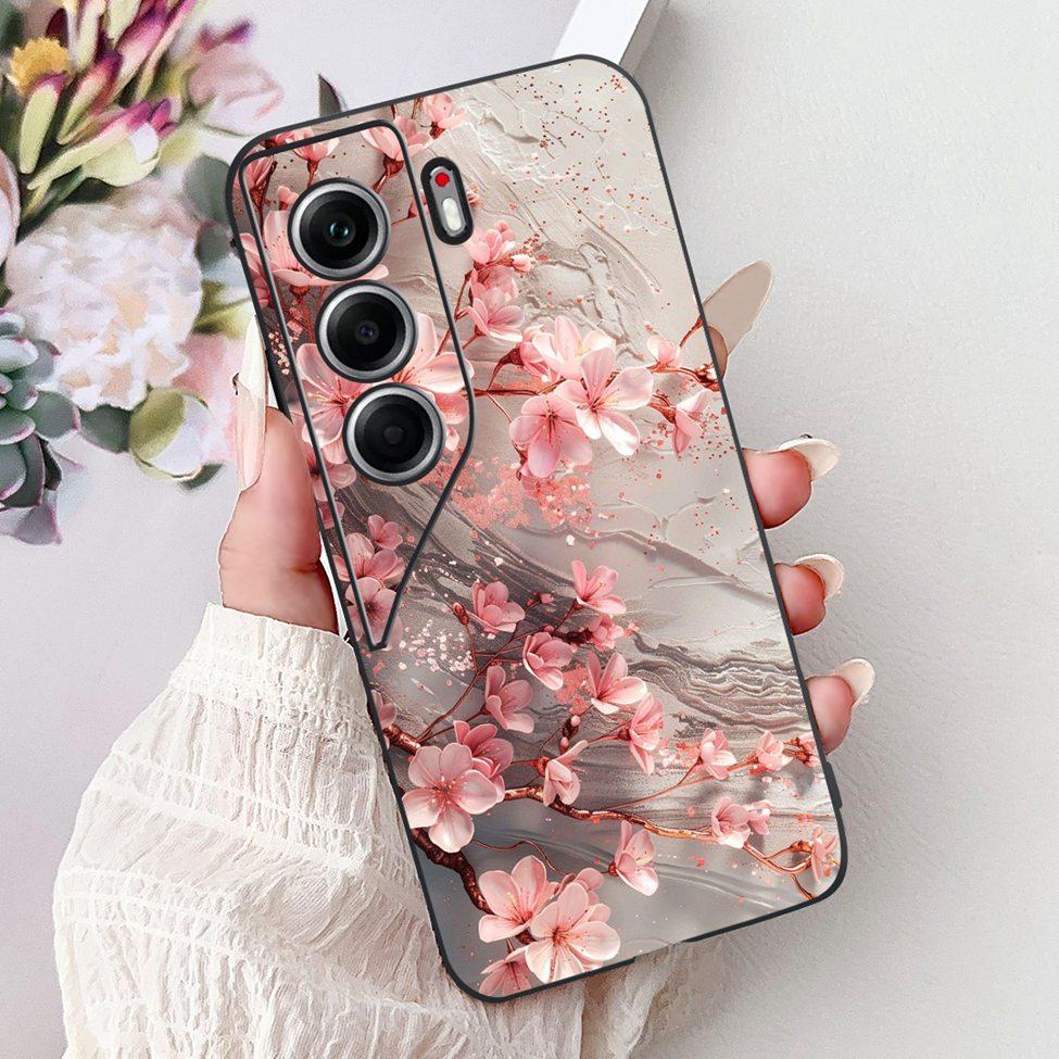 Для Tecno Camon 40 Pro 4G Чехол CM6 Милый Кот Модные Цветы Крутая Расписная Задняя Крышка Для Tecno Camon 40 Pro 4G Чехол для Телефона Funda
