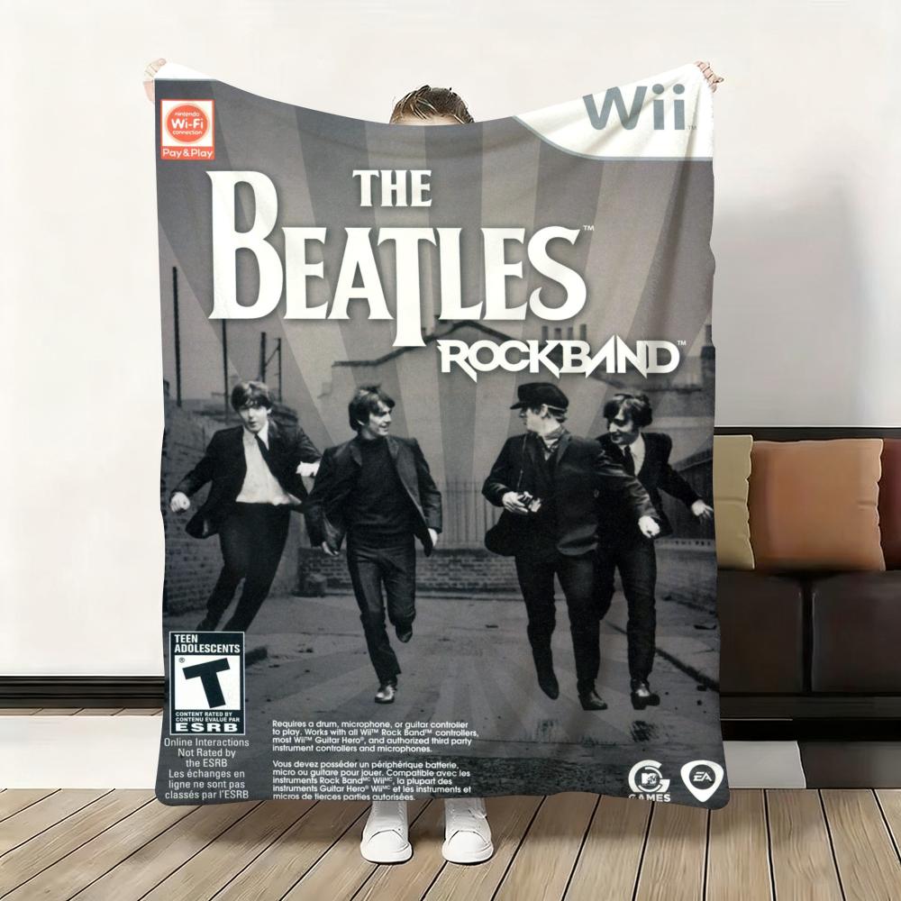 1 шт. Группа The B-Beatles Крутой Плед Фланелевый Пушистый Мягкий Плед Теплый Приятный к коже Плед для Дивана Кровати Офиса Сна Зима