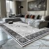 European Style Grey Carpets for Living Room Decoration Sofa Coffee Tables Area Mat Luxury Home Rugs for Bedroom Non-slip Tapis