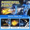 Электрический водяной пистолет Полностью автоматический Водяной бластер с подсветкой Реалистичное пламя из дула Большая емкость Игрушка Летняя игра на открытом воздухе Пляжная игра Подарок