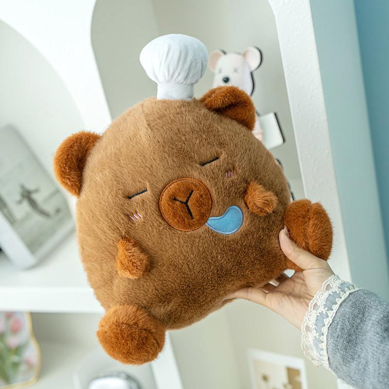Bread Bear Capybara Plush Toy Cute Cartoon Girl Children Birthday Holiday Gift