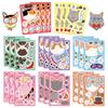 8 Cartoon Cat Avatar Face Change Stickers Waterproof Diary Hand Account Stickers Gu Card Stickers DIY Decoration Stickers