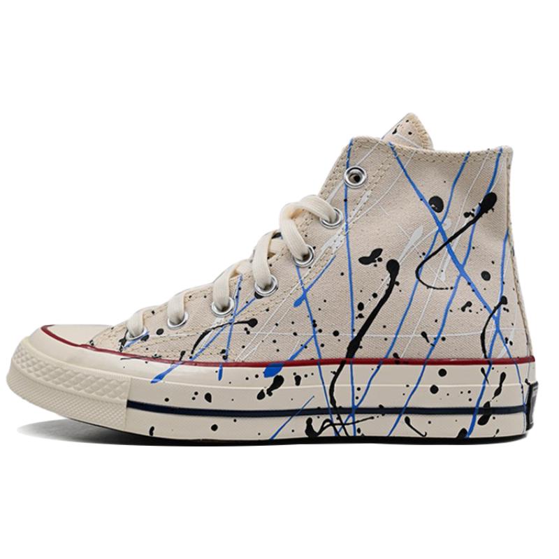 Converse 1970-е Удобные и Универсальные Высокие Кеды Унисекс Брызги Белого