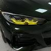 Желтые светодиодные платы Angel Eye DRL для BMW 4 серии G22 G23 G26 G80 G82 M3 M4 420I Светодиодные лазерные фары Дневные ходовые огни