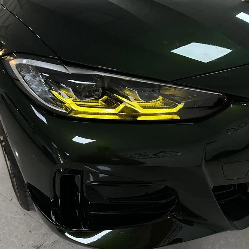 Желтые светодиодные платы Angel Eye DRL для BMW 4 серии G22 G23 G26 G80 G82 M3 M4 420I Светодиодные лазерные фары Дневные ходовые огни