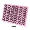 New Product Dd Chemical Fiber Russian Volume False Eyelashes 30 Pairs Thick Natural Grafted Eyelashes