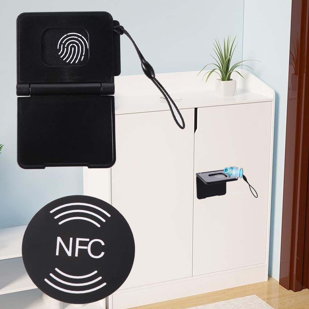 NFC разблокировка Умный замок для шкафа Длительное время работы от батареи Невидимый дизайн NFC умный замок Не требует сверления Удаленная разблокировка