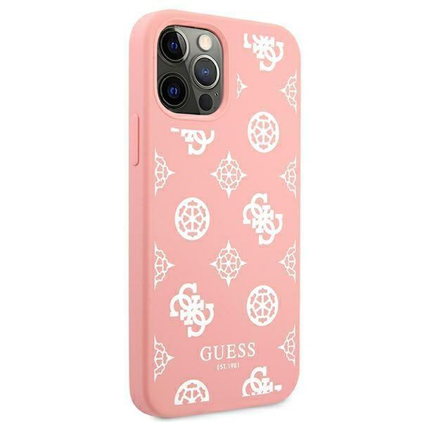 Guess Guhcp12Llspewpi Iphone 12 Pro Max6,7 Różowy/Pink Hard Case Peony Collection