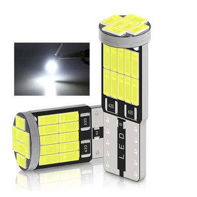 10 шт., высокая яркость T10 W5W, светодиодная лампа для автомобиля 26smd 4014, лампа с чипом SMD, автомобильные аксессуары, освещение номерного знака, белое, 6000K, 12 В