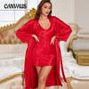 Plus Size Women's Summer Casual Sexy Fashion Home Wear Suspender Pajamas Set