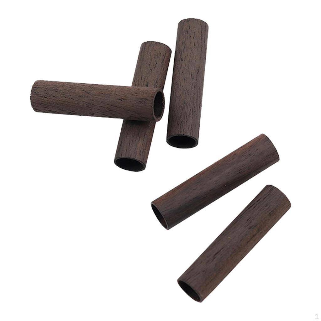 5Pcs Wooden Guitar Rod Covers Sleeves Repair Easy Installation Accessories Lightweight