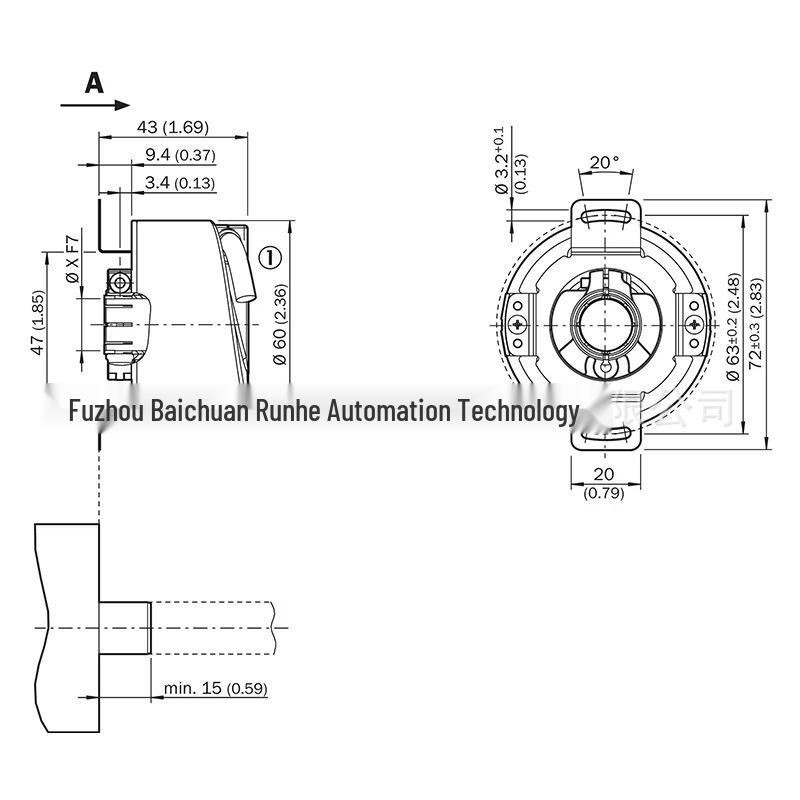 AFM60E-THAL004096 SICK Абсолютный энкодер с полым валом 1053128 - Совершенно новый.