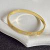 Rope Knot Bracelet Women's Snap-on Full Diamond Kink Bracelet Copper Plated 18K Light Luxury Temperament High-end Hand Jewelry