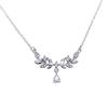 Laurel Necklace Women's Light Luxury Niche Design Sense Flower Stainless Steel Clavicle Chain