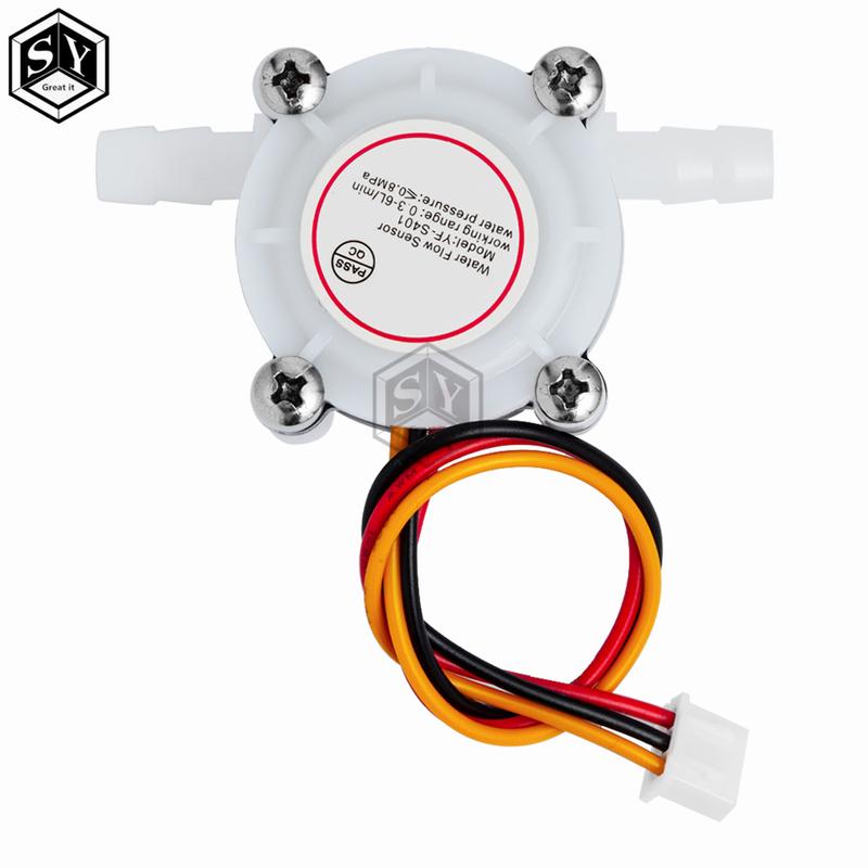New Hot Water Coffee Flow Sensor Switch Meter Flowmeter Counter 0.3-6L/min YF-S401 YFS401
