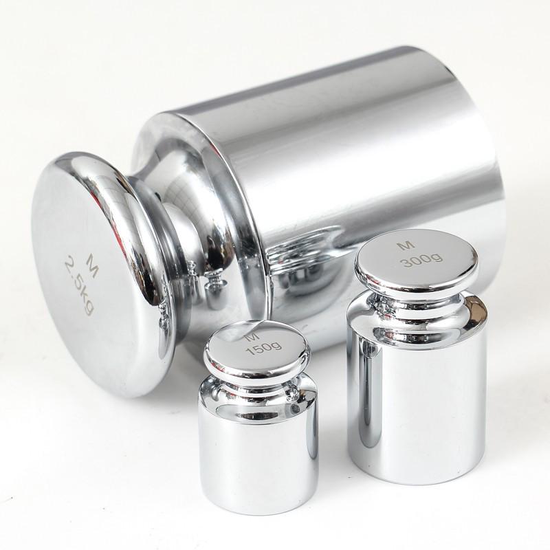 Набор стандартных калибровочных гирь M1: 50 г, 100 г, 1 кг Высокоточные стальные хромированные противовесы