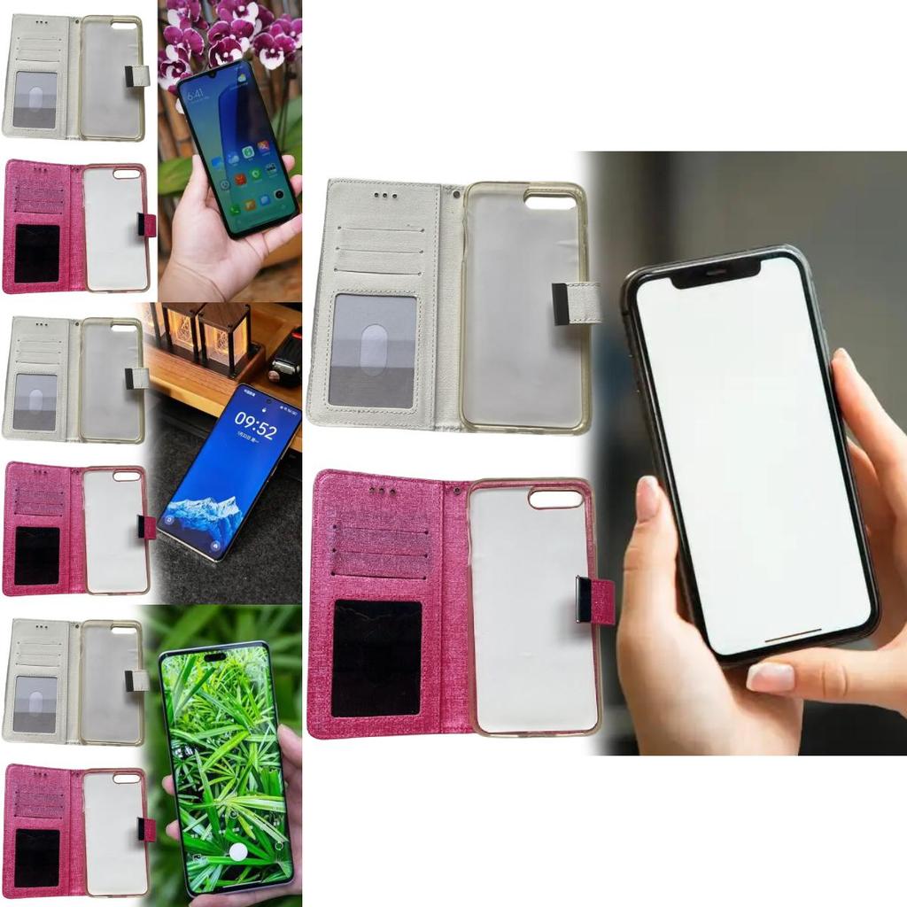 Кожаный чехол для телефона Apple iPhone 7 Plus с материалом из углеродного волокна, противоударная подставка, магнитный для делового использования