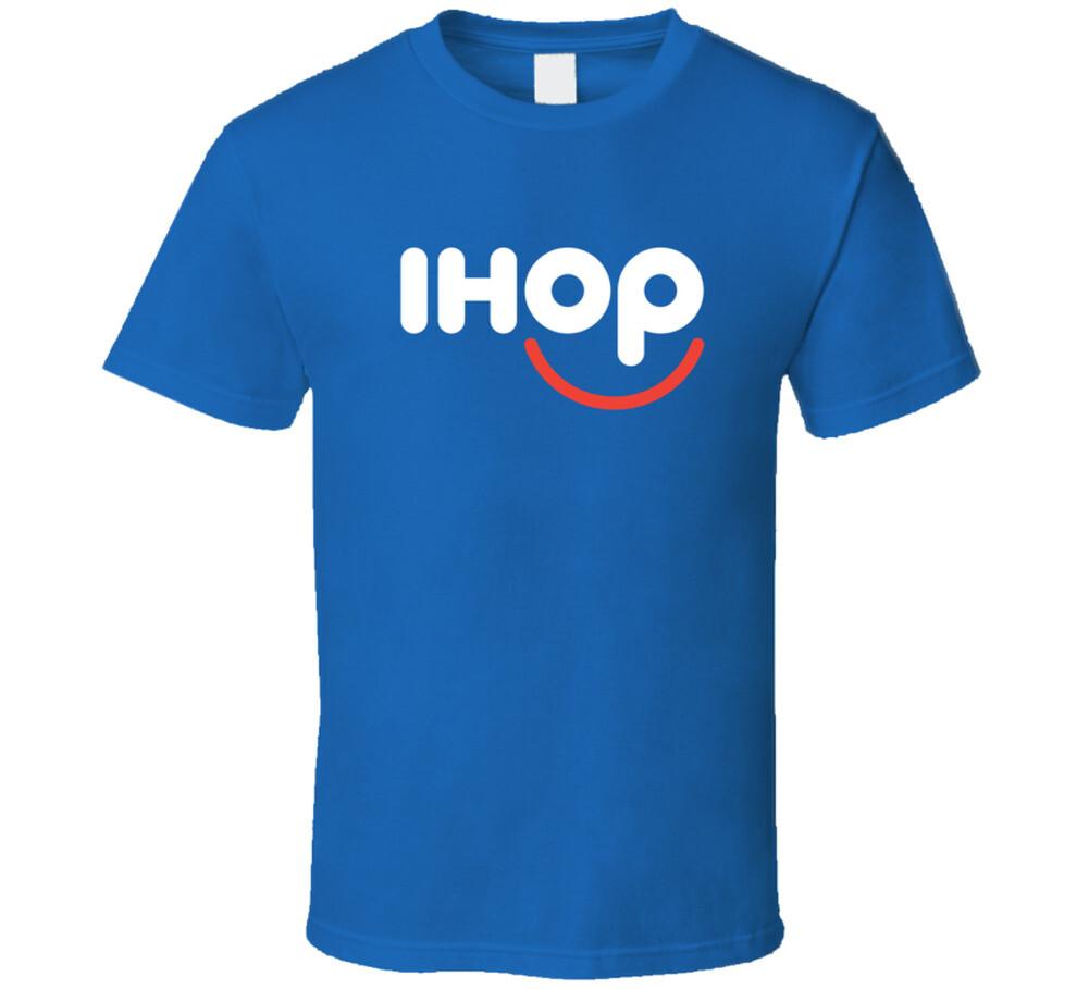 Ihop, T-Shirt Mens Womens Tees Top, International House Of Pancakes, Logo, Dennys, Breakfast