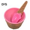 BPA Free Children Ice Cream Spoon Food Grade Durable Ice Cream Bowl Cake Dessert Spoon