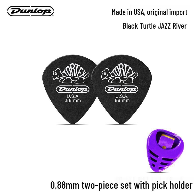 Six-Pack Dunlop Jazz3 Small Frosted Turtle Wood Guitar Picks