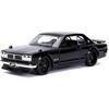 JADA TOYS 1/32 форсаж nissan skyline 2000 GT-R 1971 черный брайан ФОРСАЖ мини-машинка [товар]