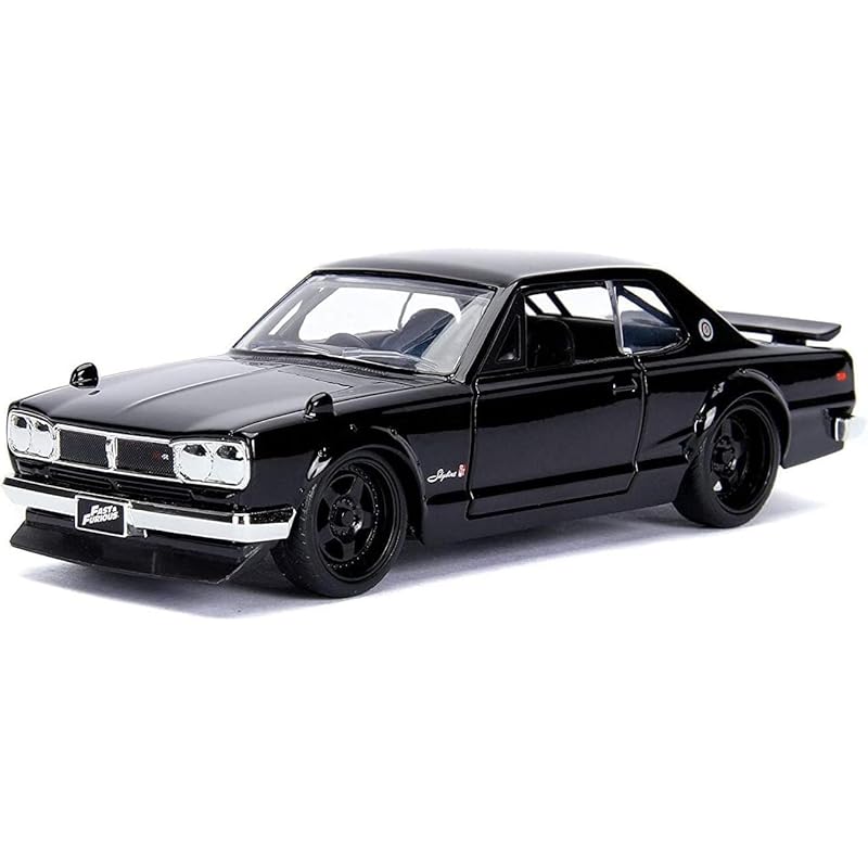 JADA TOYS 1/32 форсаж nissan skyline 2000 GT-R 1971 черный брайан ФОРСАЖ мини-машинка [товар]
