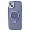 For iPhone 14 TPU+PC Case Compatible with MagSafe Skin-Touch Kickstand Phone Cover