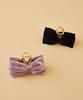 Maison de Fleur Бархатный памятный бант Розовый женский зажим,