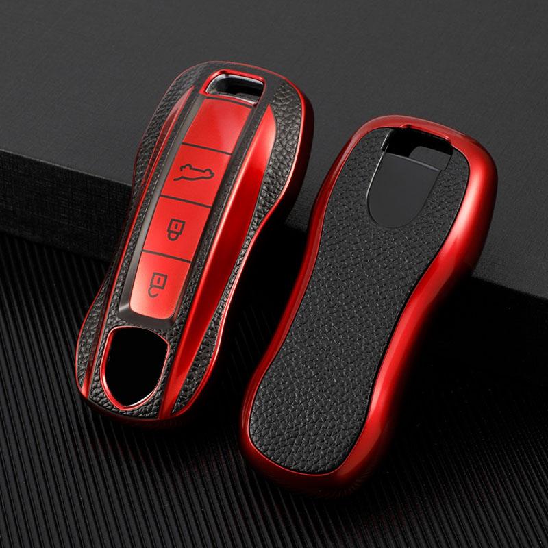 Чехол для автомобильного смарт-ключа, чехол-держатель для Porsche Cayenne 958 911 Lepin 996 Macan Panamera 997 944 924 987 987 Gt3 Cayman