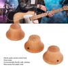 3 Pieces Electric Guitar Knobs, Wooden Guitar Volume Control Knobs, Professional Accessories (Maple)