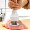 Beef Tenderizer Ultra-sharp Rust-proof with Lid Save Cooking Time Stainless Steel 16 Needles Manual Meat Grinder Tender Mallet Kitchen Tools