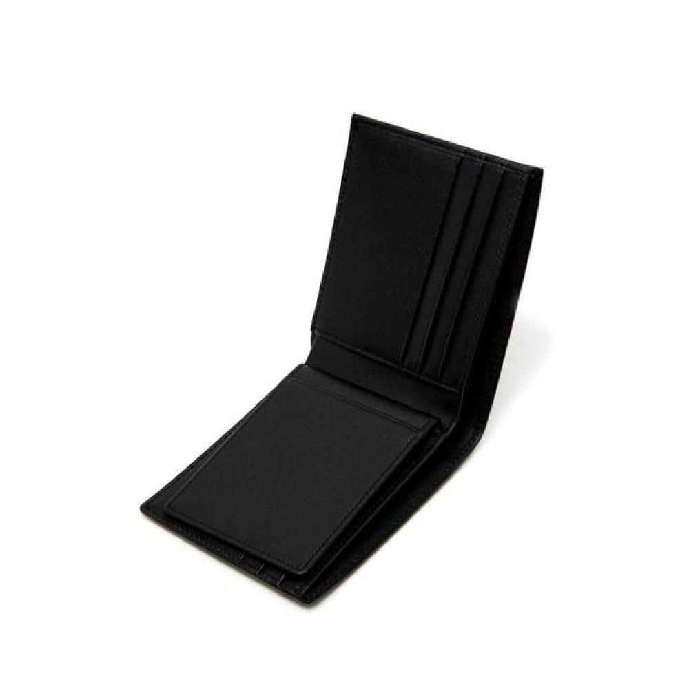 Daks Black Leather Dd Logo Modern Classic Wallet Dbwa3f833bk