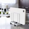Black/White Vertical Finishing Storage Drain Tray Stainless Steels Dish Drying Shelf  for Kitchen