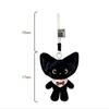 Plush Kitten Stuffed Doll Big Ears Bag Charm Kawaii Cat Keychain  Christmas Party Gifts