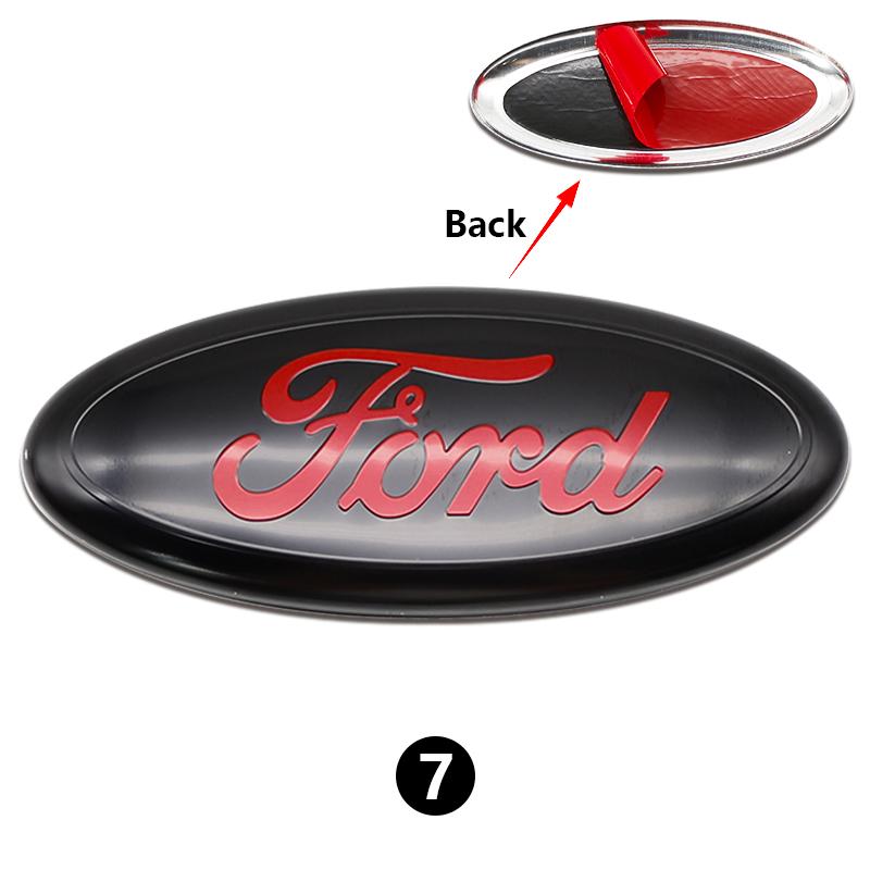 3D Aluminum Front Rear Badge Emblem Overlay 22.5cm For Ford F150 Ranger Explorer Transit Auto Truck Tuning Styling Accessories