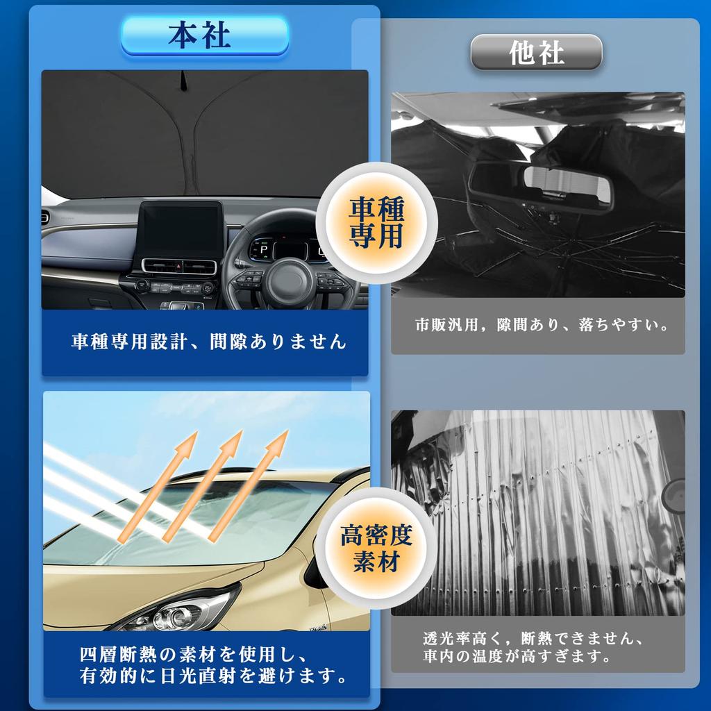 Ruiya Автомобильный солнцезащитный козырек на лобовое стекло, Автомобильная шторка, Блокирует солнечный свет, Защита от УФ-лучей, В комплекте сумка для хранения